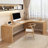 Burlywood Rectangular Solid Wood desks-116319613-116319614