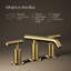Purist Widespread Bathroom Faucet with Drain Assembly-346284386