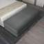 Banc rembourré gris-1062506656