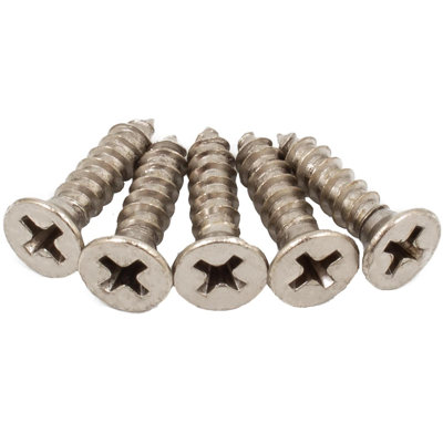 Vis de charnière de porte, n ° 9 x 3/4 po, paquet de 800, nickel satiné par Stone Harbor