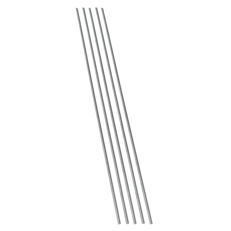 Palissade Garniture en J, Nickel givré