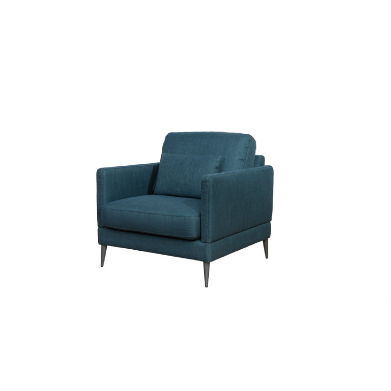 Cully Upholstered Armchair, Turquoise