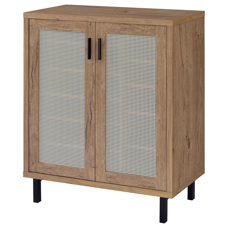 Stagg Natural Oak 2-Door Shoe Storage Cabinet