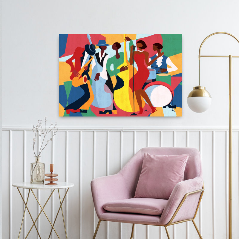 Art contemporain contemporain abstrait, H 24 po x l 36 po