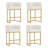 Modern Upholstered Counter Stool with Metal Frame-124062059