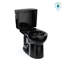 Toilette ronde deux pièces TOTO® Drake® ronde 1,28 GPF à hauteur universelle Tornado Flush® avec CEFIONTECT®, ébène-61183995