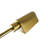 Elara Floor Lamp Gold outer and White inner