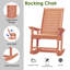 Chaise berçante d'extérieur Plumville-311768944