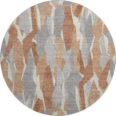 Premium Machine Washable Mayfield AMF2329 Stripes Rug