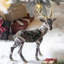 1 pièce, élan de Noël, 16,5 pouces de hauteur, décoration de fête des Fêtes