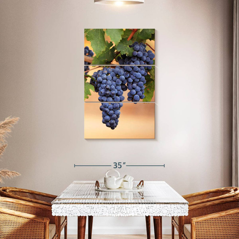 Yarlin Grapes On The Vine, 45" H x 28" W