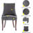 Belice Upholstered Linen Channel Tufted Dining Chair (set of 2)-1224170057