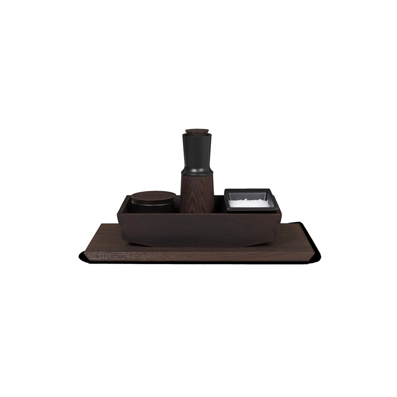 RÅ Grinder, Black/Brown, H: 7.9", 7.9"H x 3.1"W