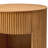 Kaybri Modern 20" Tall Fluted Round End Table with Storage Set of 2-1312587381