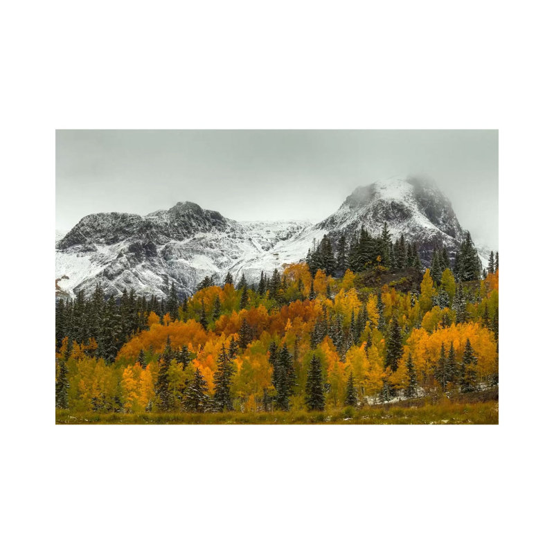 A Rocky Mountain Autumn by Bill Sherrell - Wrapped Canvas Print, 66.04 cm H x 45.72 cm W x 1.91 cm D