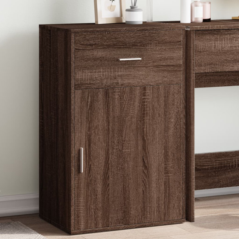 Chava Accent Chest, Brown Oak Look