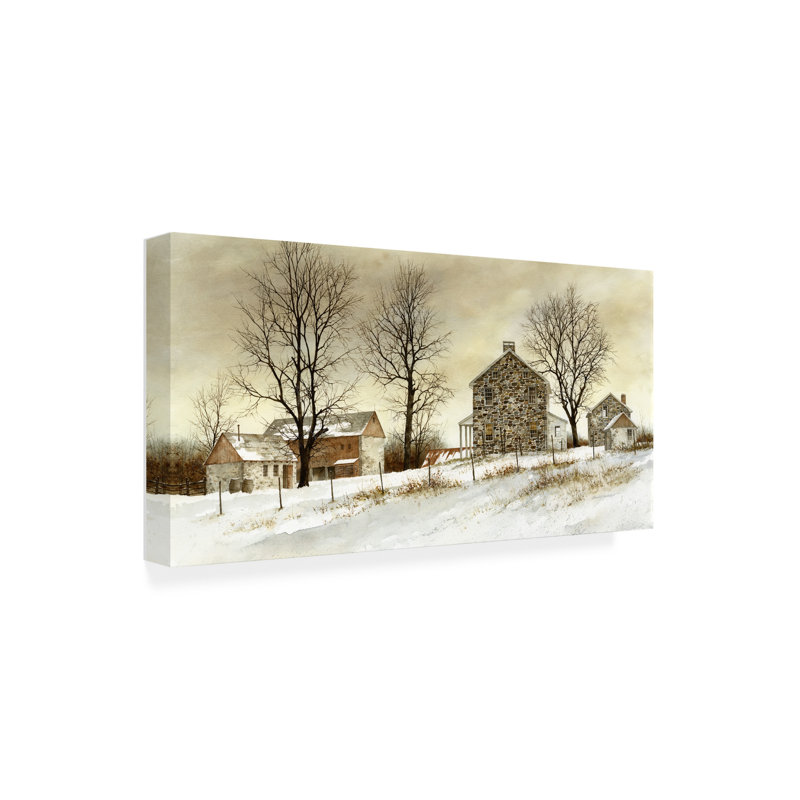 Art sur toile Bradley Hendershot WINTER SOLITUDE, H 10 po x l 19 po