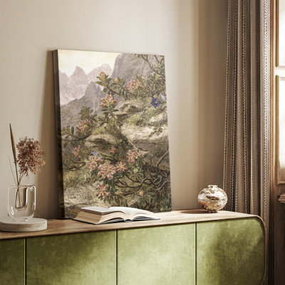Impression florale rétro CCXIV - galerie Cavas sur mesure