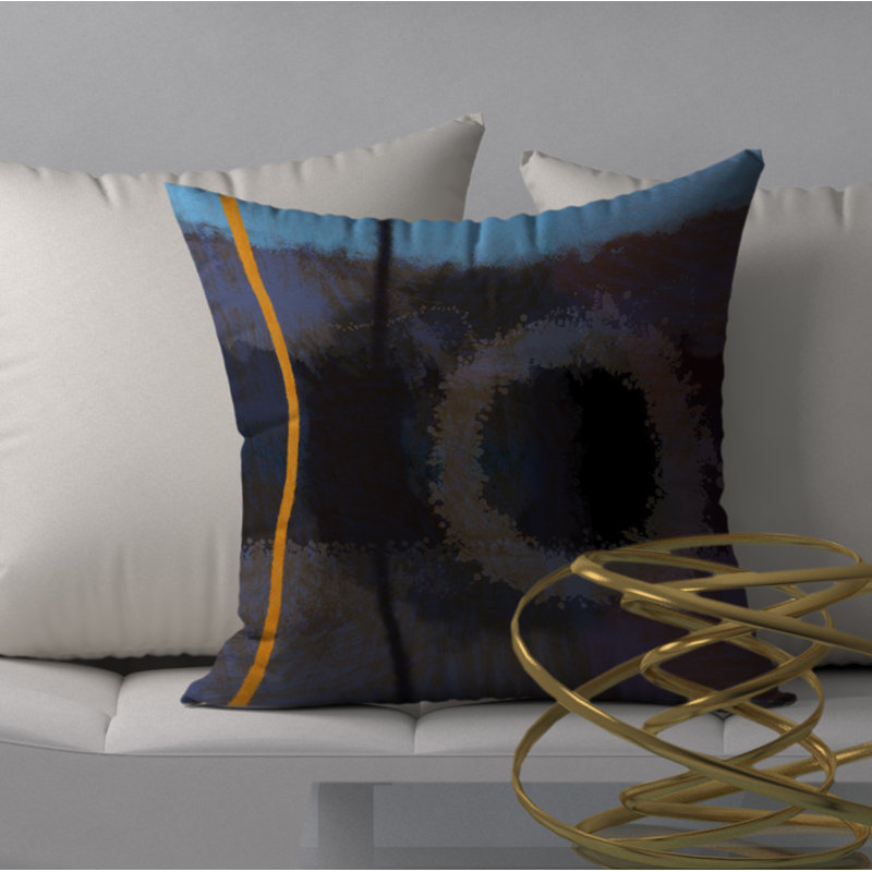 Housse de coussin décorative carrée alerta, 20 po x 20 po
