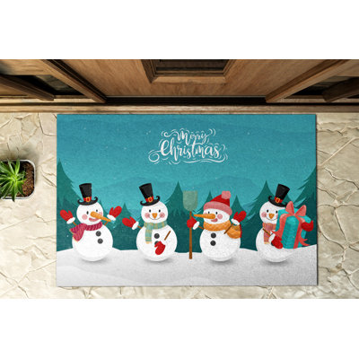 Non-Slip Christmas Outdoor Doormat