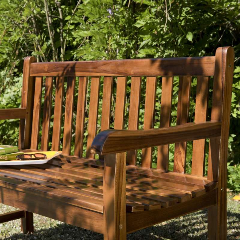 Macaro Solid Wood Teak Outdoor Bench