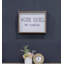 Décoration murale « travail hard be »