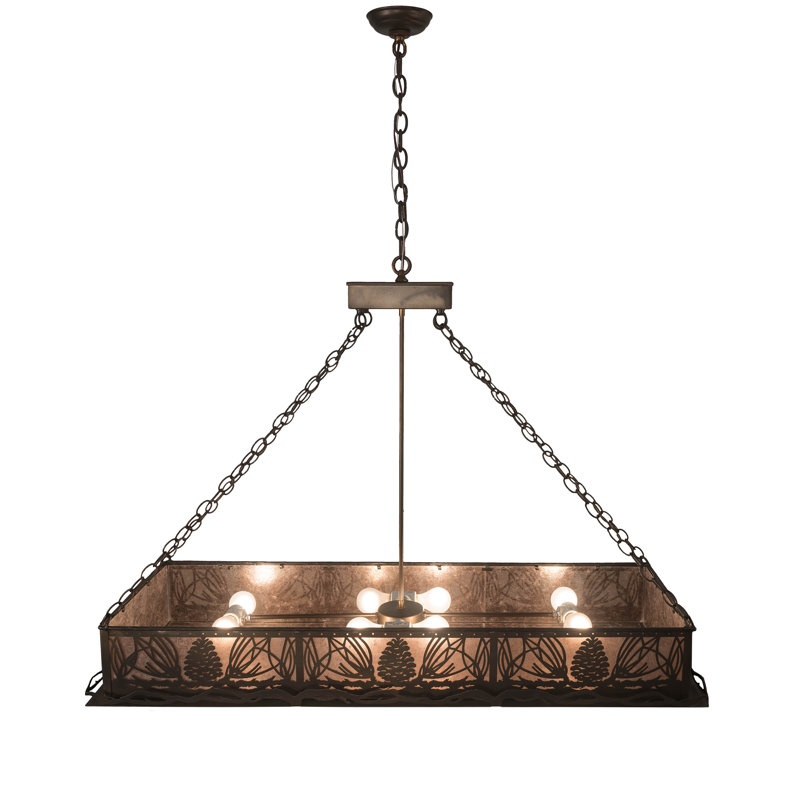 Rustic Lodge 8 - Light Chandelier