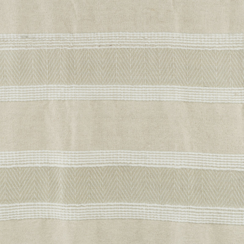 Jeté en coton, Brun / brun clair