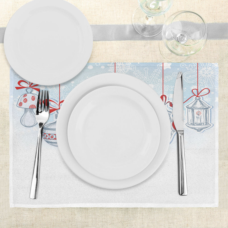 Polyester Not Monochrome Rectangular Placemat
