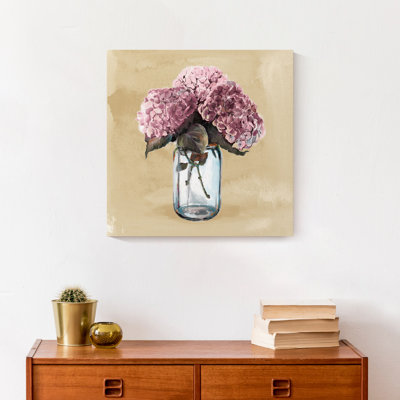 " Pink Hydrangeas "