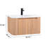 Meuble-lavabo mural moderne incurvé Modern-1613012739