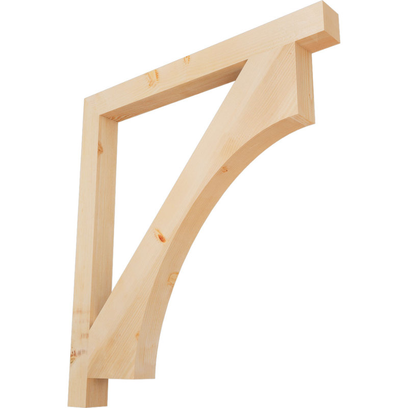 Support Westlake Block, Cèdre rouge de l'Ouest (lisse), H 48 po x l 3,5 po x P 44 po