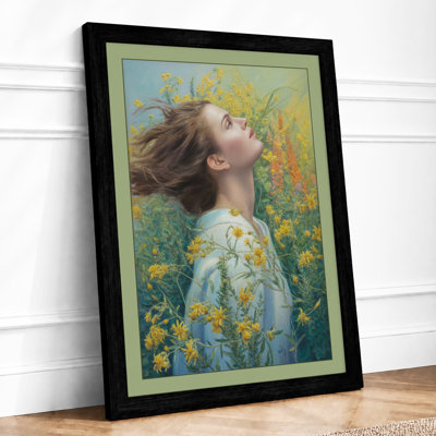 Reverie Among Blooms Boho - Framed Print