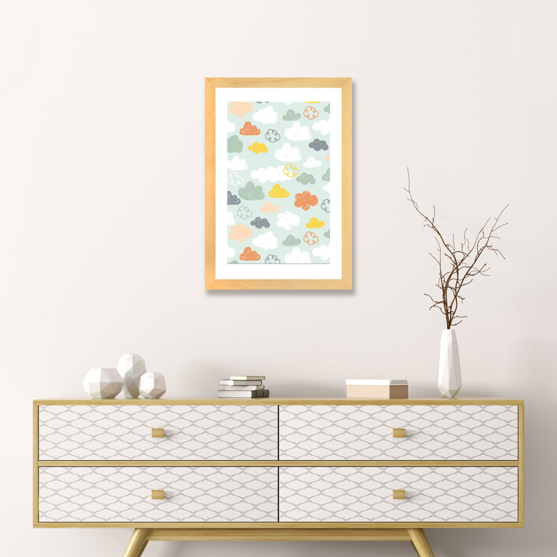 «Baby Adventure Awaits VI» par Caroline Alfreds - impression d'art graphique, H 24 po x l 16 po x P 1 po, Blanc