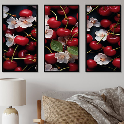 Red Cherry Sundae Delight - Cherry Wall Art