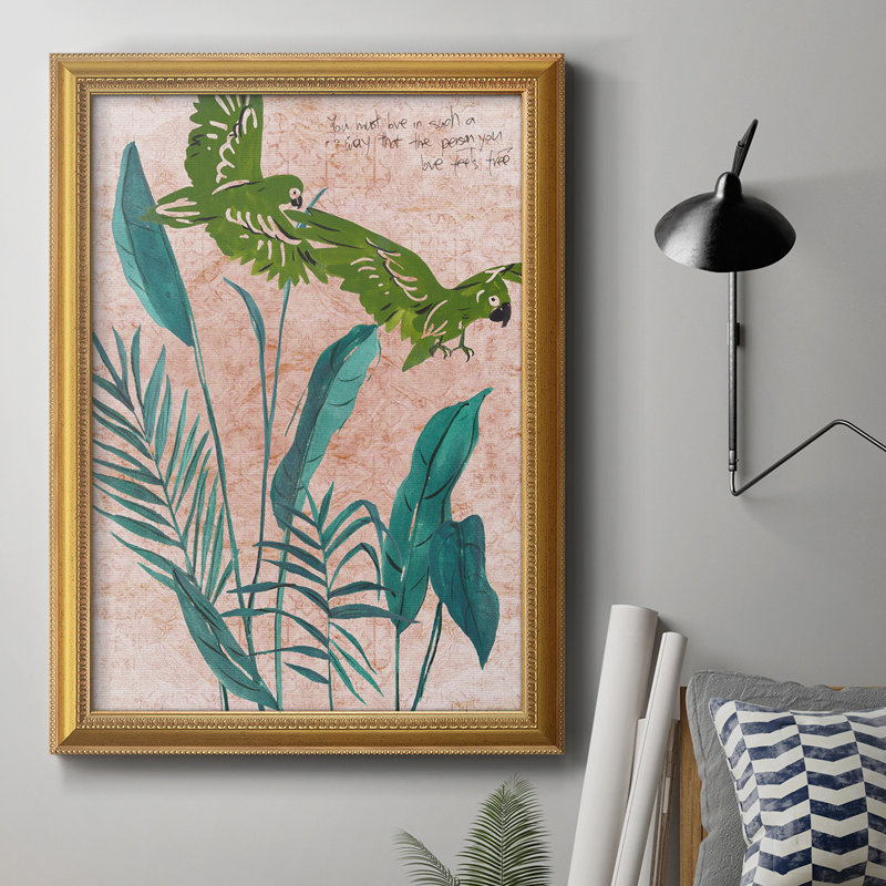 «The Tropical Song I», reproduction encadrée sur toile, H 36 po x l 24 po x P 2,5 po