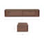 Console ronde noyer flottant-17868858