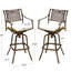 Tabouret de bar avec coussin Ragon