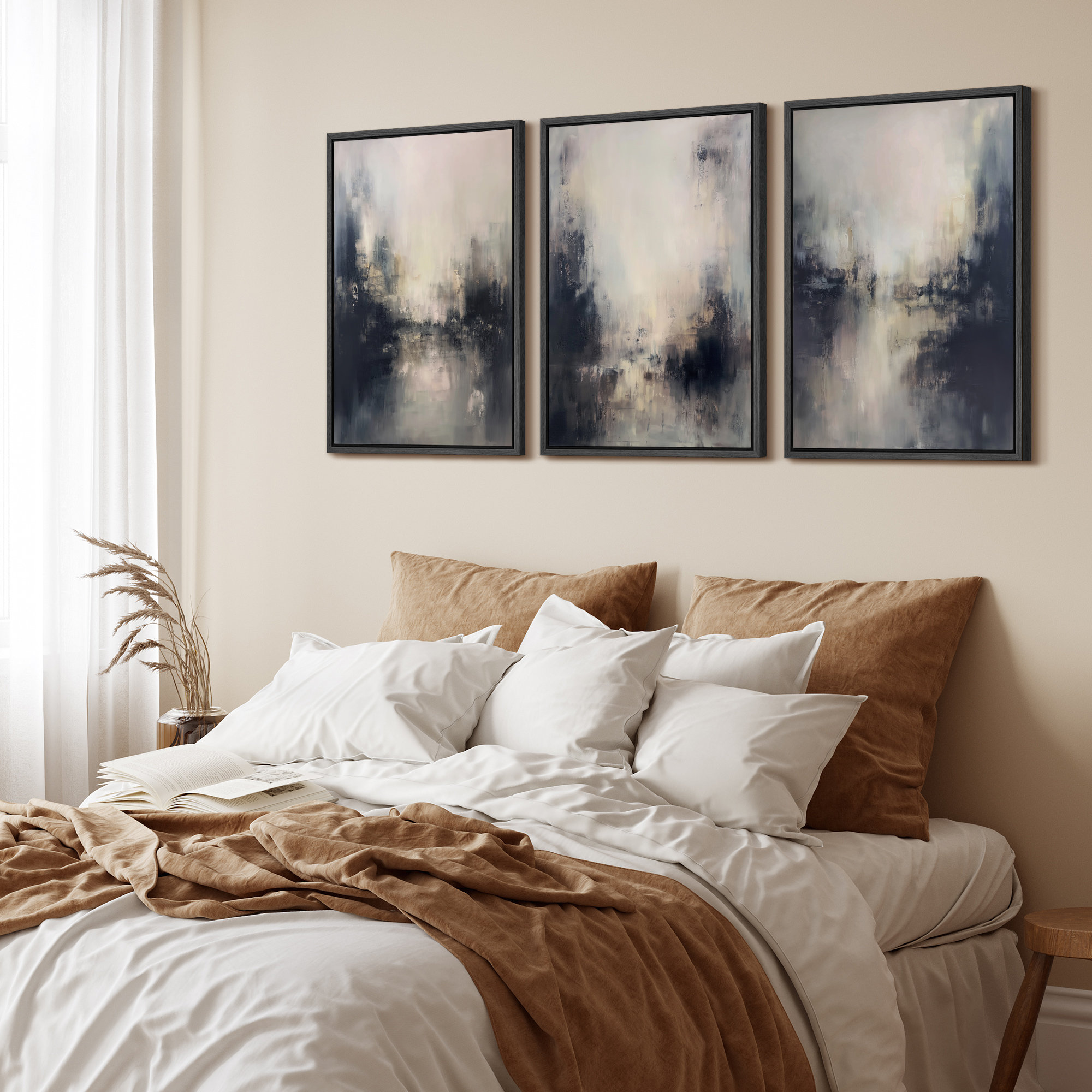 latitude-run-neutral-misty-atmospheric-landscape-triptych-framed