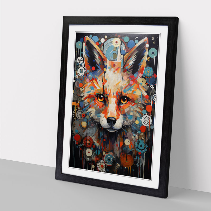 Single Picture Frame Print on Wood, Black Framed, 64cm H x 46cm W