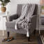 Jeté en coton imprimé diamant-1238643625