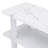 Retro Elegant Console Table with Marble-Effect Top and Versatile Storage Solutions-768201786