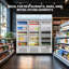 38.9 Cu.Ft. 3 Door Commercial Beverage Cooler, Frost-Free Display Refrigerator with 360° Cooling & LED Light-121874914