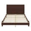 Structure de lit avec tête de lit audacieuse et assemblage facile pour les chambres à coucher de style Mid-Century moderne-792790776-792790782