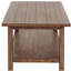Ensemble de tables basses et 1 table de bout Castleton Brown 2 pièces-849201475