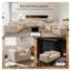 Canapé-lit 2 places en velours côtelé à assise profonde avec mousse à mémoire de forme - aucun assemblage requis, beige