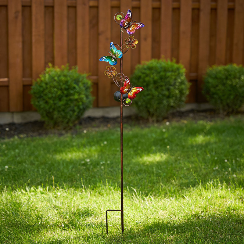 Ensemble de 2 lumières solaires à piquet solaire pour jardin, patio, pelouse et allée