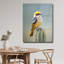 Art mural en verre trempé oiseau jaune-129486096