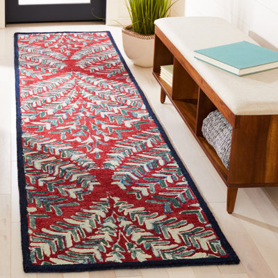 Chaitra Hand Tufted Wool Floral Rug