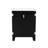 ACME Lotus Accent Table, Mirrored, Faux Ice Cube Crystals